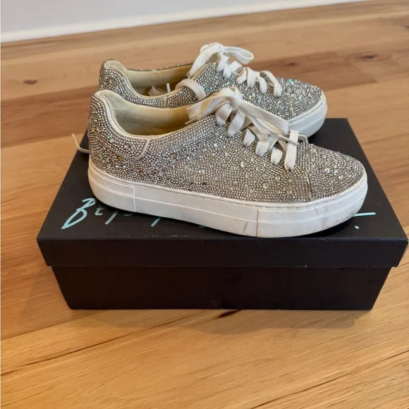 Betsey Johnson Sidny Rhinestone sneakers - Picture 2 of 6